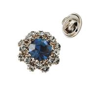 Elegante spilla con strass per feste serali, chiusura sicura, design leggero, accessorio versatile spilla da sposa alla moda, Misura unica, come descritto