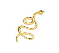 Elegante spilla dorata a forma di serpente per coloro che cercano accessori personalizzati adatti per varie occasioni Uso quotidiano Personalizza gioielli, Misura unica, come descritto