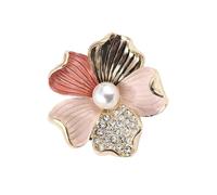 Elegante Spilla Fiore Con Squisita Artigianato Revers Pin Donne In Lega Gioielli Texture Per Le Donne Spilla