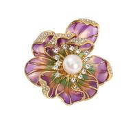 Elegante spilla floreale a farfalla Accessorio gioielli in lega per le donne Stili versatili Regalo Spilla a alla con farfalla Accessorio in lega I suoi abiti quotidiani Occasioni