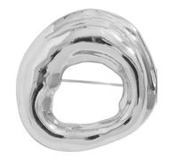 Elegante spilla in lega con design cavo, gioiello unico perfetto per feste e come accessorio per il pendolo quotidiano e l'abbigliamento da ufficio, Taglia unica, come descritto