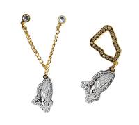 Elegante spilla in lega con finitura smaltata per appassionati di moda e trendsetter alla ricerca di accessori unici accessori alla moda, Misura unica, come descritto