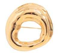 Elegante spilla in lega dal design cavo che aggiunge un tocco di fascino a qualsiasi abbigliamento, gioiello leggero, Misura unica, come descritto