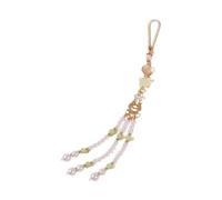 Elegante spilla lunga nappa stile cinese Chonsam ciondolo fatto a mano imitazione perla vita accessori da appendere