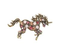 Elegante spilla multifunzionale, bella spilla per cavalli, perfetta per gli appassionati di moda. Presenta un elegante ago per cavalli per l'uso quotidiano, Taglia unica, come descritto