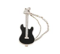 Elegante spilla multifunzione accessorio bella spilla a forma di chitarra perfetta per gli appassionati di moda presente accessori per gli amanti della musica, Misura unica, come descritto