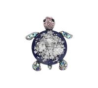 Elegante spilla natalizia a forma di farfalla con cristalli per donne, accessori per abiti da festa, scintillante, regalo di compleanno, gioielli per madri e mogli, Misura unica, come descritto