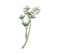 Elegante spilla per piante con struttura in lega, bigiotteria alla moda per camicie zaini per feste decorazione unica in lega, Taglia unica, come descritto