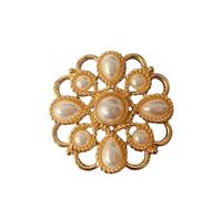 Elegante spilla perla Corsage Piccola Spilla antica Western Versatile Spilla per cappotto femminile