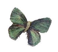 Elegante spilla ricamata a forma di farfalla, da donna, per abbigliamento, decorazione, sciarpa, accessorio per abiti e sciarpe, corpetto ricamato, One Size, come descritto