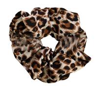 Elegante stampa leopardi Scrunchies per le donne morbide fasce per capelli elastiche legami per capelli comodi accessori per capelli decorazione per capelli