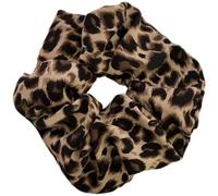 Elegante stampa leopardi Scrunchies per le donne morbide fasce per capelli elastiche legami per capelli comodi accessori per capelli decorazione per capelli