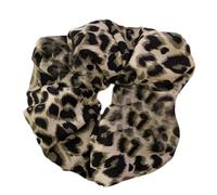 Elegante stampa leopardi Scrunchies per le donne morbide fasce per capelli elastiche legami per capelli comodi accessori per capelli decorazione per capelli