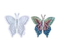 Elegante stampo in silicone a forma di farfalla per creare cristalli da appendere alla parete, decorazione artistica con facilità disegni, stampi in resina facili da usare