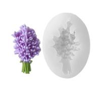 Elegante stampo in silicone a forma di lavanda, decorazione per la casa, bellissimo ciondolo a forma di lavanda in silicone per appendere profumati