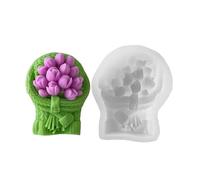 Elegante stampo in silicone robusto a forma di sfera per l'uso quotidiano dei candelabri per la decorazione e le celebrazioni per la casa e le celebrazioni