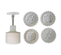 Elegante stampo Mooncakes per biscotti e dessert, con timbro pressato a mano, per gli appassionati di pasticceria e forniture per festival
