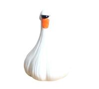 Elegante statuetta in ceramica a forma di anatra antistress per la casa e l'ufficio, decorazione per relax e creatività, decorazione antistress