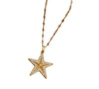Elegante stella marina ciondolo collana ciondolo gioielli cool accessori per bambini collane collane per ragazzi e ragazze