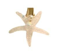 Elegante stella marina/conchiglia a forma di clip di capelli accessorio costiera gioielli accessori moda per ragazze clip leggera per le donne