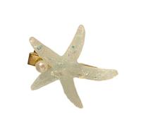 Elegante stella marina/conchiglia a forma di clip di capelli accessorio costiera gioielli moda accessori per capelli per ragazze musica festival accessorio