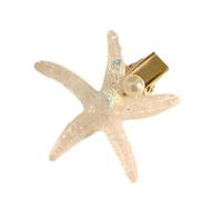 Elegante stella marina/conchiglia a forma di clip di capelli accessorio costiera gioielli moda accessori per capelli per ragazze accessori moda per ragazze