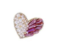 Elegante Strass Perle Spilla Strass Scintillanti Cuore Spilla Pin Gioielli Con Perle Accento Decors Per Le Donne Femminile Brillante Cristallo Intarsiato Gioielli Per Borse Cappello E Borsa