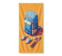 Elegante striscione per copertura della porta dello zaino, vivace decorazione per avventure all'aperto, tema viaggi primaverili ed estivi, da appendere alla parete, decorazione per festival