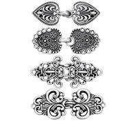 Elegante struttura impugnatura per scialli e racchiude permanente costruzione in metallo sicuro non scivolo piano adatto a tutti periodi contro slittamento nascondere proprietario, C, come descritto