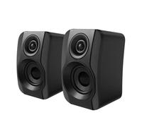 Elegante subwoofer cablato per laptop/casa, compatibile con PC - Audio portatile da scrivania per il gaming, nero