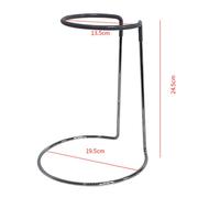 Elegante supporto di asciugatura decanter vino rivestito in gomma design antirug