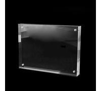 Elegante supporto magnetico in acrilico progettato per migliorare la visualizzazione delle immagini (12,7 x 17,8 cm)