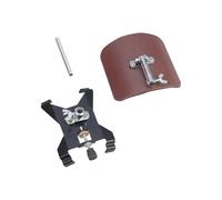 Elegante supporto per chitarra con base non intelligente in metallo, perfetto per i musicisti, elegante per la chitarra marrone