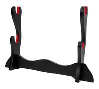 Elegante supporto per flauto e spada, resistente espositore in legno per la tua collezione.