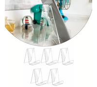 Elegante supporto per libri trasparente ideale per biblioteche e negozi di fumet