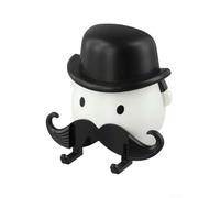 Elegante supporto per rasoio da bagno che unisce forma e funzionalità, nessuna complessità di installazione, posizionamento riutilizzabile