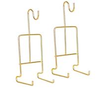Elegante supporto portaoggetti per tazze da tè | 2 pezzi in metallo vintage elegante | Espositore tazze da tè sul bancone della cucina | per assaggiare il pomeriggio festa caffè soggiorno tavolo da