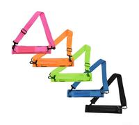 Elegante supporto portatile in nylon per mazze da golf, può ospitare fino a 46 mazze insieme a quattro tee essenziali (blu)