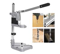 Elegante supporto pressa da banco finitura argento con funzione regolazione alte