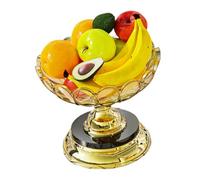 Elegante supporto rotondo per frutta a 5 livelli piatto salvaspazio adatto per casa e ufficio vassoio rotante