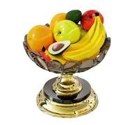 Elegante supporto rotondo per frutta a 5 livelli piatto salvaspazio adatto per casa e ufficio vassoio rotante