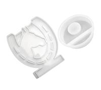 Elegante Supporto Testa di Cavallo Base in Silicone Candeliere Fare Stampo Gesso Decorazioni Testa di Cavallo Stampo In Silicone