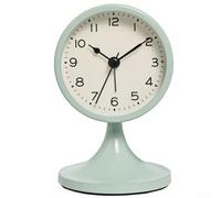 Elegante sveglia vintage in metallo per bambini, funzionamento silenzioso e caratteristiche luminose, migliora l'ambiente di apprendimento (verde)