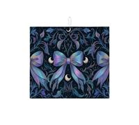 Elegante tappetino scolapiatti per bancone della cucina, fantasia floreale, assorbente, tappetino scolapiatti in microfibra, per bancone della cucina, decorazione per la casa, 40,6 x 45,7 cm