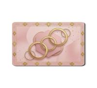 Elegante tappetino scolapiatti per bancone della cucina, tappetino scolapiatti in gomma assorbente geometrica chic per scolapiatti arte moderna per bancone della cucina, 30,5 x 50,8 cm