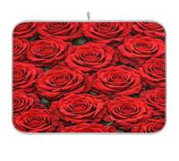 Elegante tappetino scolapiatti reversibile, assorbente, per bancone della cucina, decorazione per la casa, 45,7 x 61 cm