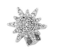 Elegante tappo di rame dei monili del corpo con la pietra di zircone per l'evento speciale sei punti di zirconia della stella Grillzs, One Size, come descritto, come descritto