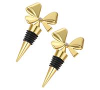 Elegante tappo vino fiocco in lega di zinco perfetto da regalare in ogni occasio