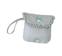 Elegante tasca organizer per assorbenti igienici, con grande capacità, per donne e ragazze, contenitore essenziale da viaggio per articoli da toeletta da donna, Blu, Taglia unica