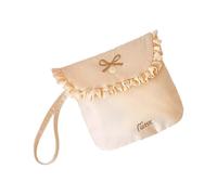 Elegante tasca organizer per assorbenti igienici, con grande capacità, per donne e ragazze, contenitore essenziale da viaggio per articoli da toeletta da donna, Giallo, Taglia unica